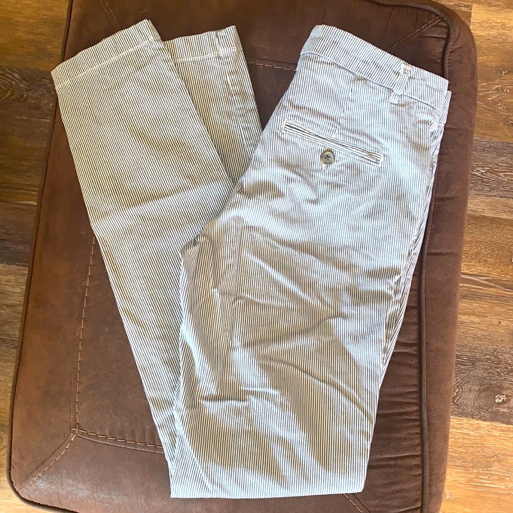 Striped Skinny pants